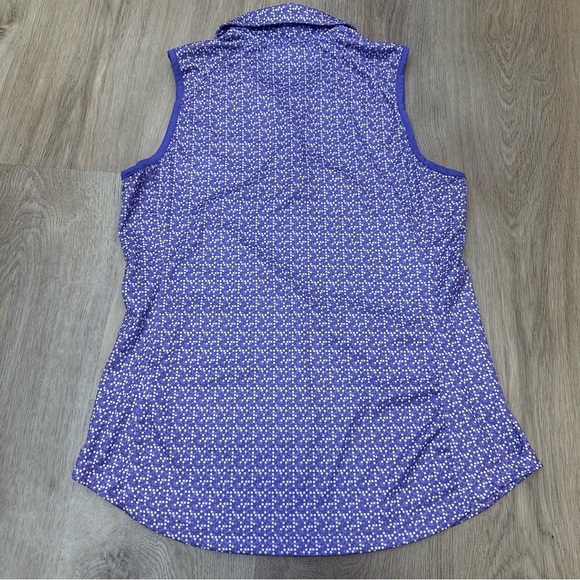 Greg Norman Collection Ladies Purple Sleeveless Golf Polo size S - Picture 4 of 6